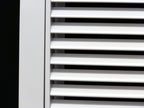 HVAC Premium 10" X 10" Aluminum Return Filter Grille for 1" Filter - Easy Airflow - Linear Bar Grilles [Outer Dimensions: 12.5"w X 12.5h"]