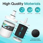 ICEPURE DA29-00003G Remove PFOA&PFOS, NSF/ANSI 401&473&53 Replacement for Samsung DA29-00003A, Aqua-Pure Plus DA29-00003B, HAFCU1, RSG257AARS RF267AERS, HDX-FMS-1 Refrigerator Water Filter, 4PACK
