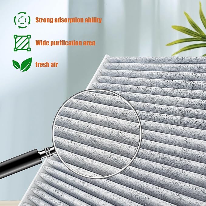 Cabin & Engine Air Filter For EQUINOX (2018-2024), TERRAIN (2018-2024), Replace CP966, CF11966,23393247