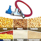 Portable Red Grain Suction Pump - Low Noise 5m Auger Conveyor for Cement, Grain, Fertilizer, and Gravel