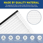 2Pack 413 Replacement Filter Compatible with AprilAire Size:16x25x4 Whole House Air Purifiers model:1410, 1610, 2140, 2410, 2416, 3410, 4400, MERV 13