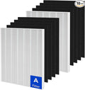 Fil-Fresh 115115 Replacement Filter A, Compatible with Winix Plasmawave Air Purifiers C535, 5300, 5300-2, 6300, 6300-2, P300, AM90, C909, 9800, 2 True HEPA Filters + 8 Activated Carbon Filters