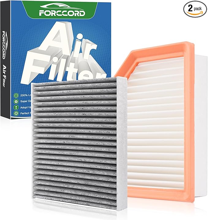 Cabin Air Filter&Engine Air Filter Fit for Nissan Rogue 2026 2025 2024 2023 2022 2021 Air Filter Replacement 272775NA1A 16546-6RA0A Car Accessories