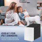 C545 HEPA Replacement Filter S Compatible with Winix C545 Air Purifier, Replaces Part 1712-0096-00 and 2522-0058-00, 1 HEPA Filter + 4 Activated Carbon Filters, 1 Pack