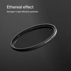 Urth 82mm Ethereal Black Mist ¼ Diffusion Lens Filter (Plus+) - Cinematic Effect, 20-Layer Nano-Coated Black Mist Light Diffusion Particles