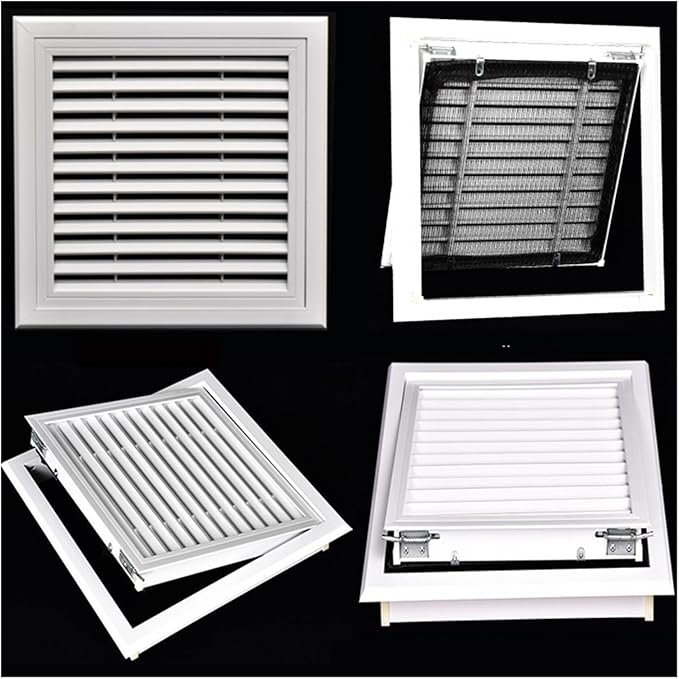 Return Air Filter Grille Vent Cover Removable, Louvered Access Panel, Removable Access Panel, HVAC Vent Cover Grill(20x34 in)