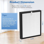 LINNIW TZ-K2 Replacement Filter Compatible with ToLife Air Purifier TZ-K2, 3-in-1 High-Efficiency Activated Carbon and Pre-Filter, TZ-K2-A Replacement Filters, 3 Pack