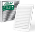 Engine & Cabin Air Filter Compatible with CAMRY 2.4L (2007-2009), CAMRY 2.5L (2010-2017), VENZA (2009-2016), Replace for CF10285 CA10171