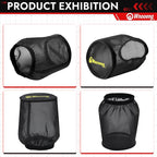62mm Mini Bike Air Filter Cover for Predator 212cc 196cc 224cc 99cc Coleman CT200U CT200U-EX BT200X B200R B200 KT196 CT100U CC100X Baja MB165 MB200 DB30 Mini Bike Go Kart Parts (Black)