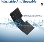 WH01X35719 Lint Filter,WH01X35719 Washer Dryer Filter Sponge Compatible With GE Washer Dryer Combo,Hand Washable Reusable Foam Lint Filter,Replaces WH01X35719 For PFQ97HSPVDS Washer Dryer (Pack of 6)