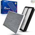 KAX Engine & Cabin Air Filter Kit for Honda Pilot 2016-2022, Ridgeline 2017-2025, Passport 2019-2025, Acura MDX 2016-2020 3.5L/3.0L, Replace# CF10134 CA12061