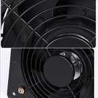 8 inch, High Speed Explosion-Proof Garage Ventilation Fan 6-10 Inch 220V Low Noise Metal Bathroom Exhaust Smoke Fan for Home Use, Greenhouse Easy to Store