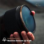 PolarPro 82mm Peter McKinnon Mist VND Camera Filter - 2-5 Stop Variable Neutral Density Lens Filter for DSLR/Mirrorless Pro Video – for Cinematic Shutter Speed Control + Diffusion