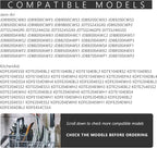 WPW10463906 Dishwasher Filter Replacement WPW10195360,2312301,PS11755148,AP6021820 Compatible with Whirlpool KitchenAid Maytag Kitchen Appliance Accessories
