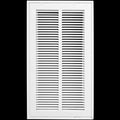 HVAC Premium 10 x 24 Duct Opening Steel Return Air Filter Grille, for 1-inch Filter, Removable Door, Flat Stamped HVAC Vent Cover Grille, Outer Dimensions 12.5 x 26.5