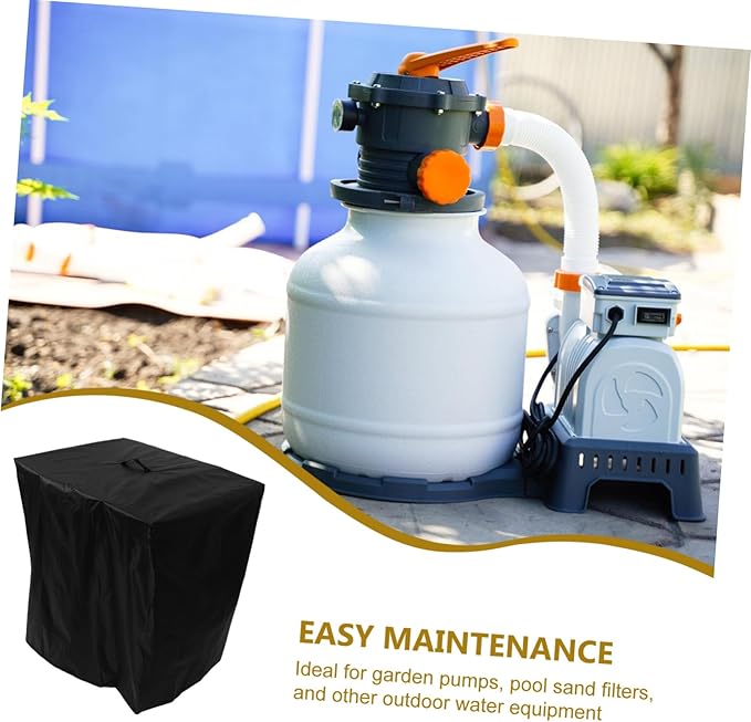 Hemoton Sand Pump Cover for Outdoor Units Filter Pump Cover for Garden Pools Easy to Install for Use