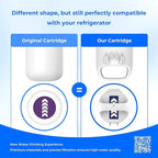 Waterdrop EDR1RXD1 Replacement for Everydrop® Filter 1, W10295370A, EDR1RXD1B, P8RFWB2L, P4RFWB, Kenmore® 46-9081, 46-9930, WD-F38 Refrigerator Water Filter, 3 Pack