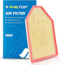 PHILTOP Engine Air Filter, Compatible with CA11257 Dodge Charger 2011-2023, Challenger 2011-2019, 2020-2023 5.7L/3.6L/6.4L, Chrysler 300 2011-2023, Improve Engine Performance Car Accessories