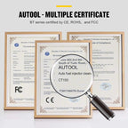 AUTOOL Ultrasonic Fuel Injector Cleaner Tester Support Petrol Motorcycle Automotive Fuel Cleaning