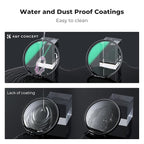 K&F CONCEPT 67mm Black Diffusion 1/4 & 1/8 Lens Filter Kit (2 Pcs), Mist Cinematic Effect Filter for Vlog/Video/Portrait Image with 28 Multi-Layer Coated