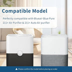 2-Pack Premium Filter Replacement Compatible with 211+ Air Purifier, 2-in-1 Replacement Filter