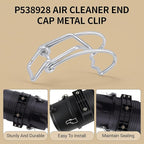 4 Pcs P538928 Air Cleaner End Cap Metal Clip Compatible with Dona-ldson, Air Filter Clips, Maintain The Sealing 0f The Air Cleaner End Cap