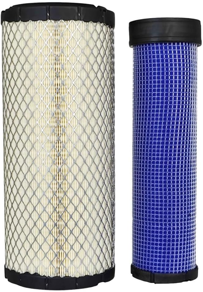 for Kubota Air Filter Kit Tractors Replacement High Efficiency Multi Layer Fits M4700 M4800 M4900 M5400 M5700 MX4700 MX4800 OEM Standard Long Life Dustproof Waterproof Farm Equipment