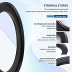 52-82mm Step-Up Ring Adapter, 52mm to 82mm Step Up Filter Ring for 52mm Lens Mount 82mm for DSLR Lenses and ND UV CPL IR Filters （52-82mm）