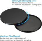 PATIKIL 82mm Lens Cap, Camera Lens Cap Cover Universal Lens Filter Stack Cap Front Metal Protective Case Cover with Cleaning Cloth for Photography Camera Filter