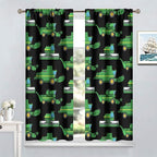Kids Agriculture Machine Window Curtains, Farm Equipment Tractors Transport Combines Rod Pocket Decorative Windows Curtain for Boys Children Teens Room Decor 63x72in (30% Blackout)