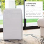 Brondell Horizon O2+ Air Purifier P200, 5 Stage Filtration System Filter and Intelligent Ion Technology – 560sf - CARB Certified