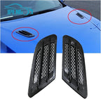 Universal Car Hood Scoop Air Intake Vent Cover Compatible With Golf 4 5 6 7 Compatible For Mazda CX5 Compatible For BMW F10 F30 E90(Black)