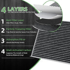 CF12775 Cabin Air Filter With Activated Carbon Compatible with Subaru Forester 2019-2025 2.5L Subaru WRX 2022-2024 2.4L