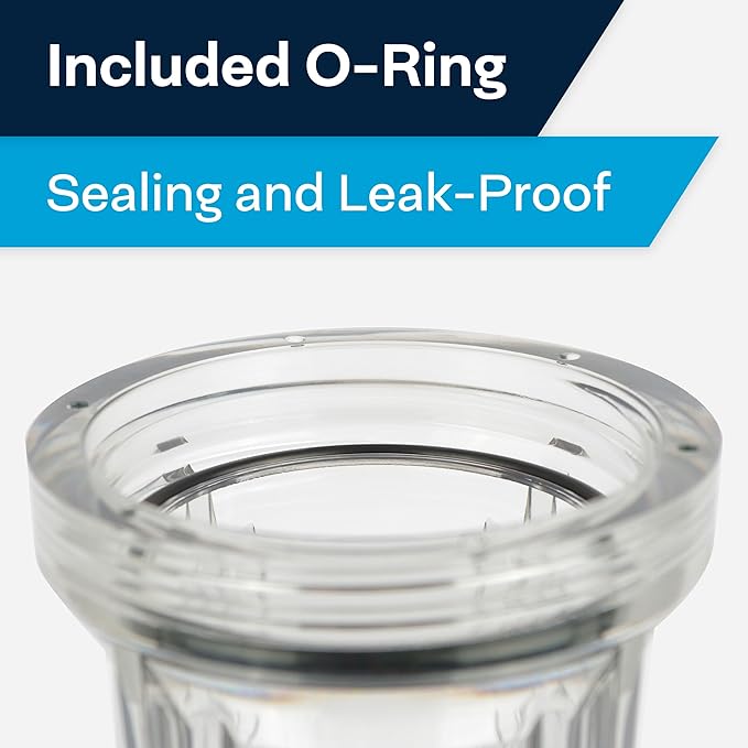 SpiroPure Clear Water Filter Housing 10 inch / 2.5 x 10 / 158117 Transparent Standard Housing