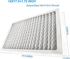 2-Pack 14x 17.5 x 1.75 MERV 13 Dehumidifier Replacement Filter, Compatible with Santa Fe Advance90, Advance120, Advance100, Ultra98H,Honey-Well DR90 & DR120 Dehumidifiers，Easy to Install (2)