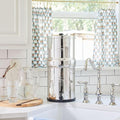 Big Berkey Gravity-Fed Stainless Steel Countertop Water Filter System 2.25 Gallon with 2 Authentic Black Berkey Elements BB9-2 Filters