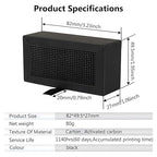 2PCS 3D Printer Activated Carbon Air Filter Cartridge For Bambu Lab X1C/P1P/P1S/X1/X1E, Air Purifier Filter Replacement Easy to Install 3D Printer Accessories Ultra-Absorption for 3D Printing Filament