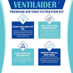 Vent Filter Set 20" x 84" Electrostatic Media + 126" of Tape