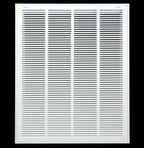 HVAC Premium 26 x 30 Duct Opening Steel Return Air Filter Grille, for 1-inch Filter, Removable Door, Flat Stamped HVAC Vent Cover Grille, Outer Dimensions 28.5 x 32.5