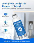 Waterdrop DA29-00020B Refrigerator Water Filter, Replacement for Samsung HAF-CIN/EXP, DA29-00020B-1, Reduce Lead, Benzene, Chlorine, bad Taste and Odor, 4 Filters(Package May Vary)