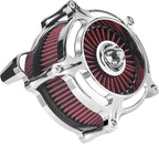 Air Filter Cleaner for Harley Davidson Softail Touring Street Road King Glide Trike for Harley Davidson Air Intake Filters for Touring 08-16, Softail 16-17 Red