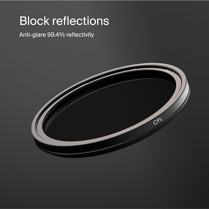 Urth 37mm Circular Polarizing (CPL) Lens Filter (Plus+) - 20-Layer Nano-Coated, Slim Design for Camera Lens Polarization