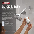 Delta Clarifi Standard Shower Filter Attachment Chrome with Additional Cartridge