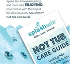 SplashWiz Proteam Spa Filter Clean - Spa Filter Cleaner for hot tub - Hot tub Filter Cleaner Soaking Solution Hot Tub Chemicals Care Guide - Made in USA (1 pt)