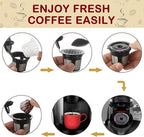 Disposable Paper Coffee Filters, Keurig K Cup Paper Filters for Keurig Single Brewer Reusable Cups, K-cup Coffee Pods, Fits All Brands Reusable K Cups (300)