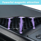 [4 Pack] 360x120mm PC Case Dust Mesh Filter, Magnetic Frame Computer Fan Dust Mesh PC Cooler Filter Dustproof PVC Cover Grills - Black