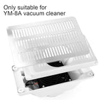 Filter Replacement for YM8A Nail Dust Collector, Stainless Steel Accessory Effectively Captures Dust During Filing and Polishing, Rust Free and Durable Design, 19.8 x 12.4cm