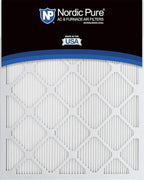 Nordic Pure 20x20x1 (Actual Size: 19 1/2 x 19 1/2 x 3/4) Tru Mini Pleat MERV 13 AC Furnace Air Filters – 2.5X More Media for Longer-Lasting, High-Efficiency Filtration - 6 Pack