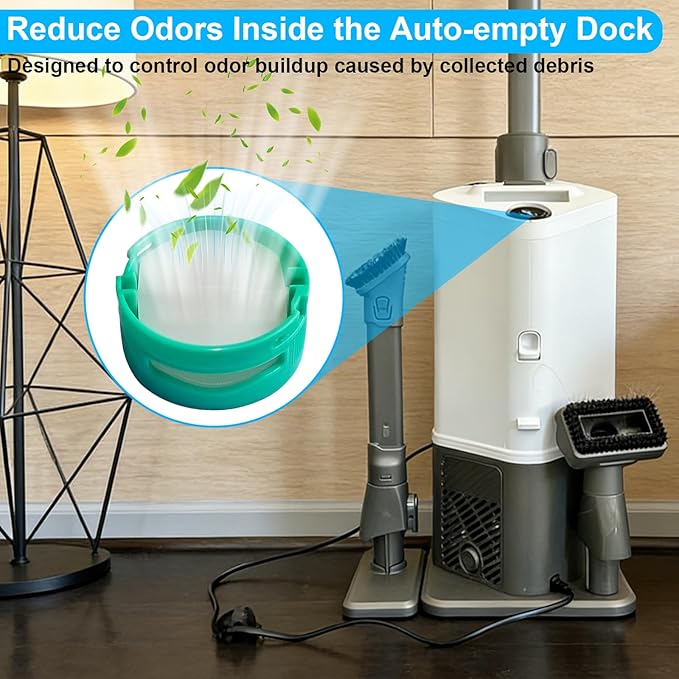 Filter for Shark IP3251 IP3253 IP3225 PowerDetect Clean & Empty Vacuum, 1 Post-Motor 1 Pre-Motor Filters for Handheld Vacuum, 1 HEPA 1 Foam & Felt 1 Odor Neutralizer Cartridge for Auto-Empty Dock