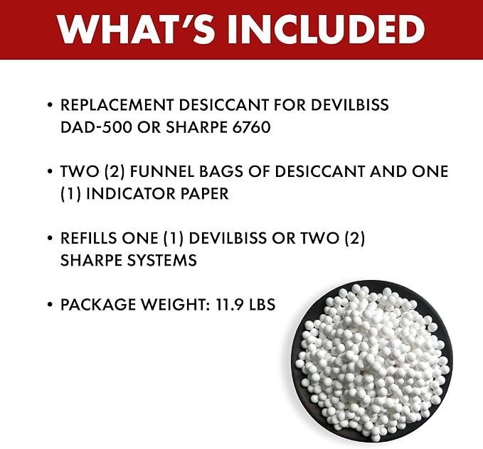 DeVilbiss DAD600-1 Desiccant Dryer Tune-Up Kit with Coalescing Filter Element